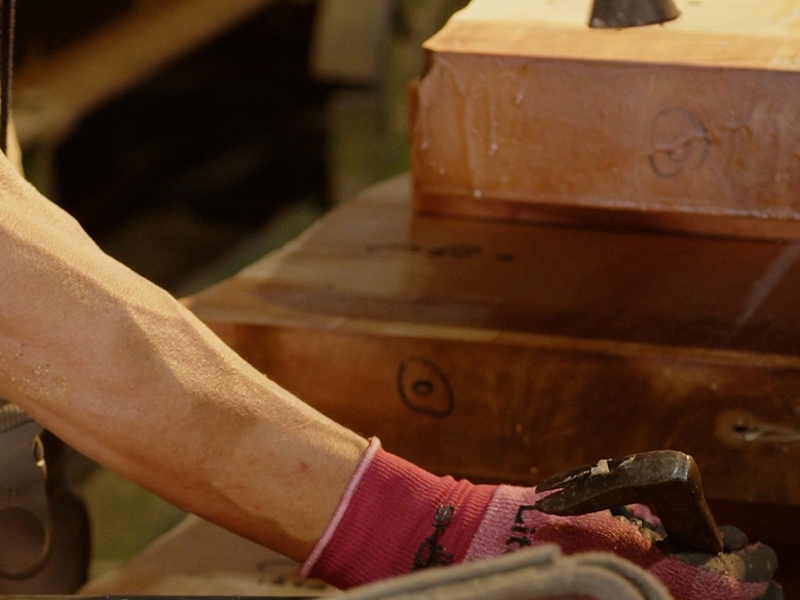 ケヤキと共に生きる、銘木専門店